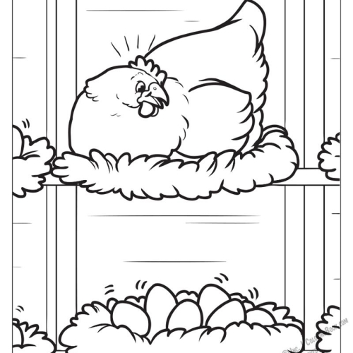 Big R Stores to the Chicken Coop Coloring Book