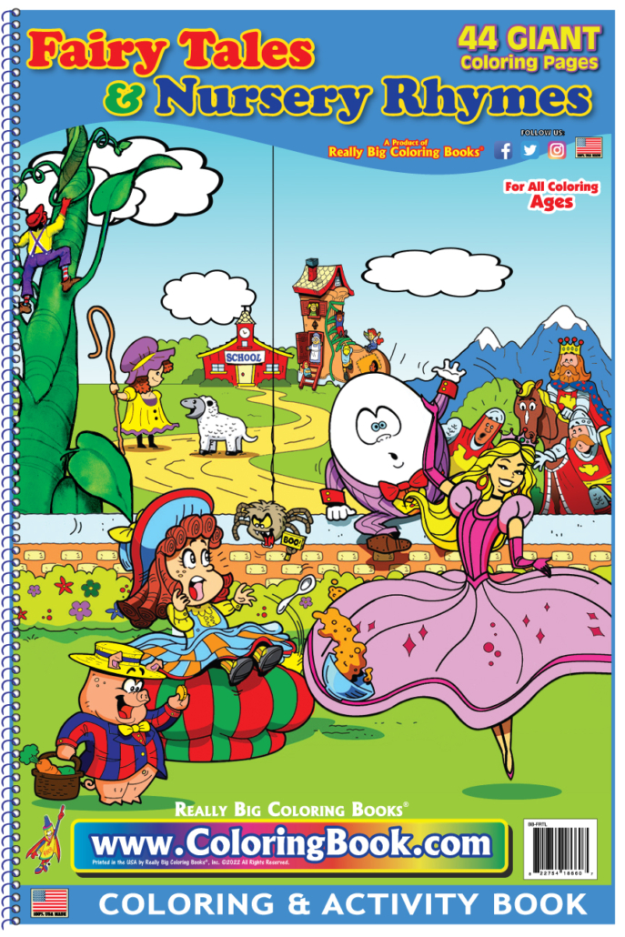 Fairy Tales Nursery Rhymes Big Coloring Book