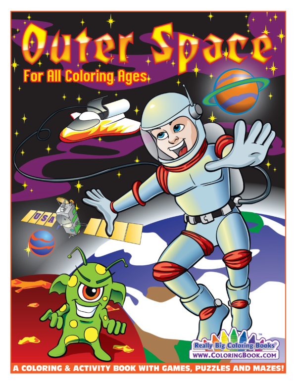 Outer Space Coloring Book