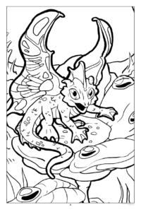 Dragon coloring and activity book
