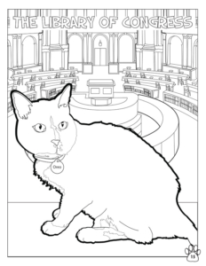 Library of Congress Pickles Tour Coloring Page
