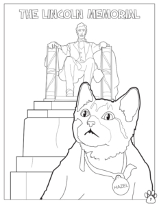 The Lincoln Memorial Hazel Coloring Page